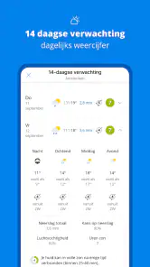 Weeronline: weer & buien radar screenshot