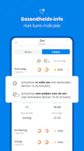 Weeronline: weer & buien radar screenshot