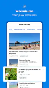 Weeronline: weer & buien radar screenshot