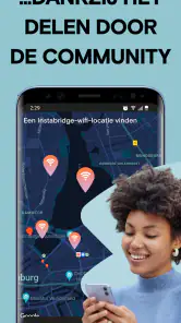 WiFi-wachtwoorden Instabridge screenshot