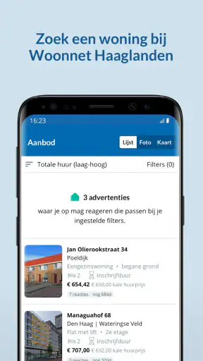 Woonnet Haaglanden screenshot 1