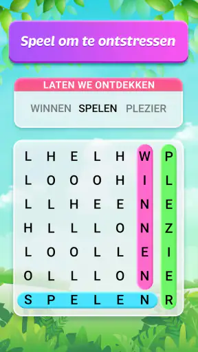 Woordzoeker Puzzel screenshot 1