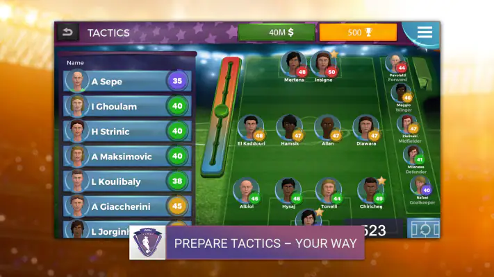 WSM - Women's Soccer Manager screenshot 1