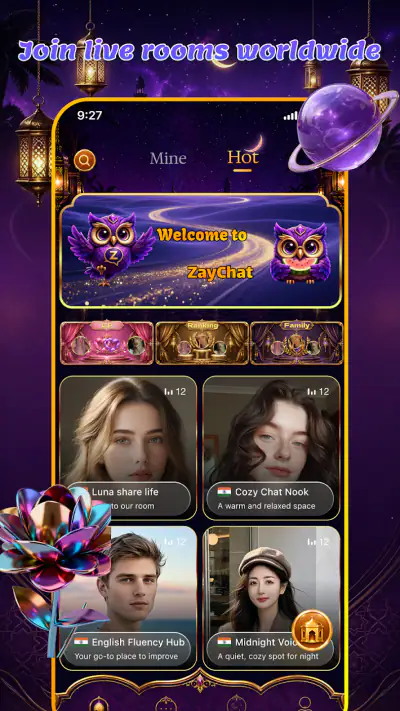 ZayChat - Voice Chat Room screenshot 1