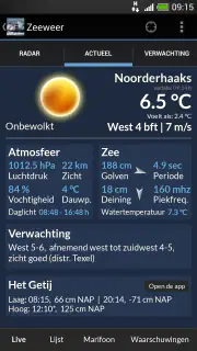 Zeeweer - Maritieme app screenshot 1