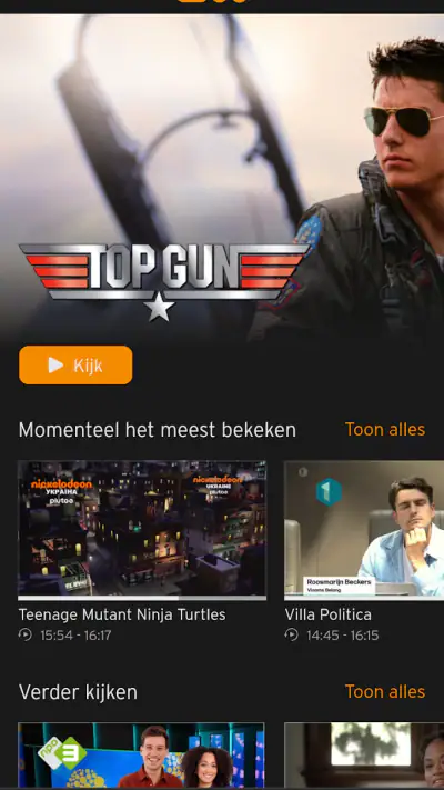 Ziggo GO screenshot 1