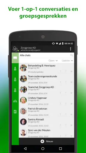 Zorg Messenger screenshot 1