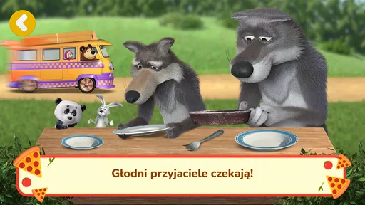 Masza i Niedźwiedź: Pizza screenshot 6