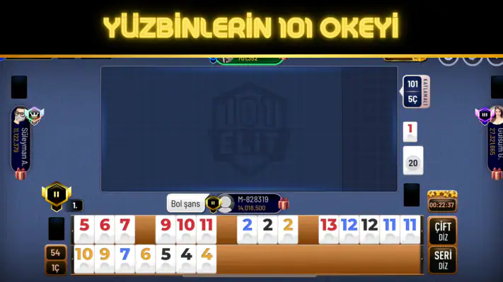 101 Yüzbir Okey Elit screenshot 1