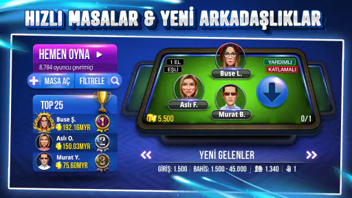 101 Yüzbir Okey Extra - Online screenshot 4