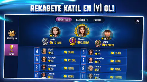 101 Yüzbir Okey Extra - Online screenshot 5