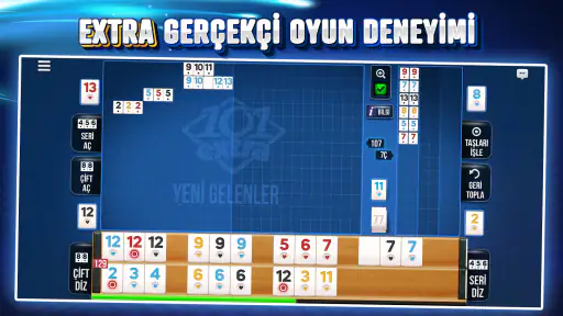 101 Yüzbir Okey Extra - Online screenshot 7