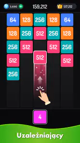 2048 Łączenie Bloków Puzzle screenshot