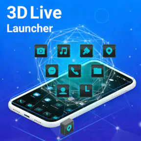 3D Launcher - Perfect 3D Live screenshot 1
