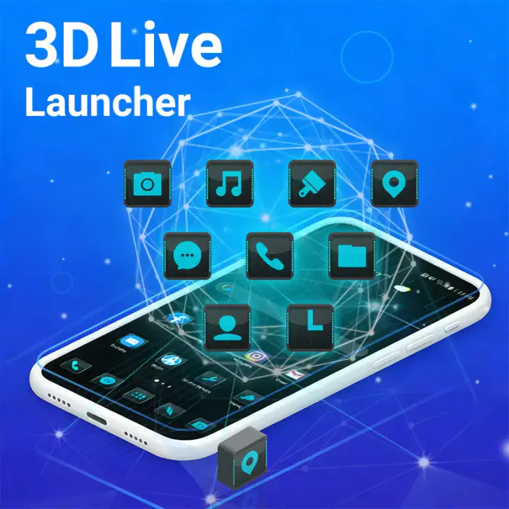 3D Launcher - Perfect 3D Live screenshot 1