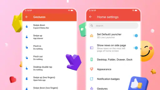 3D Launcher - Perfect 3D Live screenshot