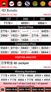 4D Lotto Results MY & SG screenshot 8