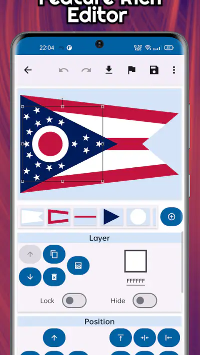 A+ Flag Maker screenshot 1