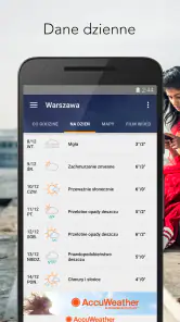 AccuWeather lokalna pogoda screenshot
