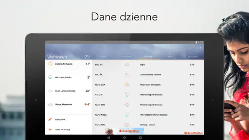 AccuWeather lokalna pogoda screenshot