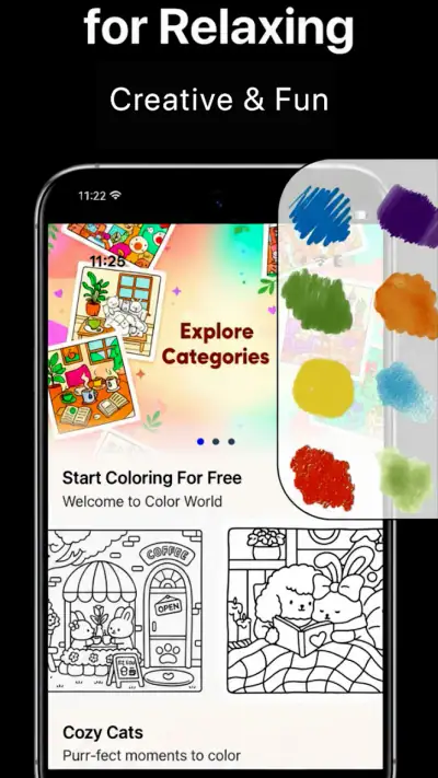 Adult Coloring Book - Bloom screenshot 1