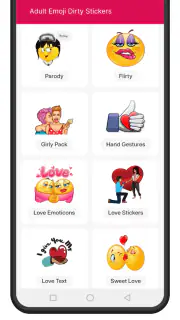 Adult Emoji Dirty Stickers screenshot 2