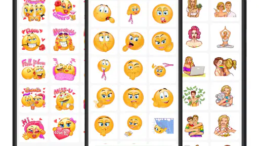Adult Emoji Dirty Stickers screenshot