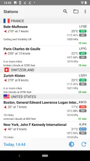 AeroWeather screenshot 1