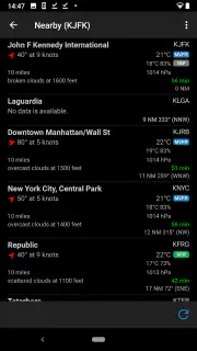 AeroWeather screenshot 2