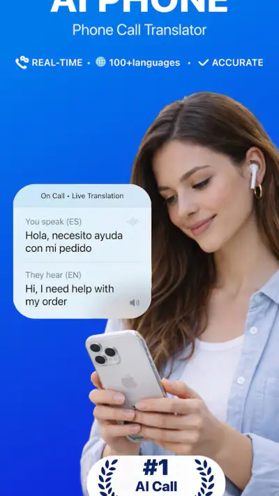 AI Call: Phone Call Translator screenshot 1