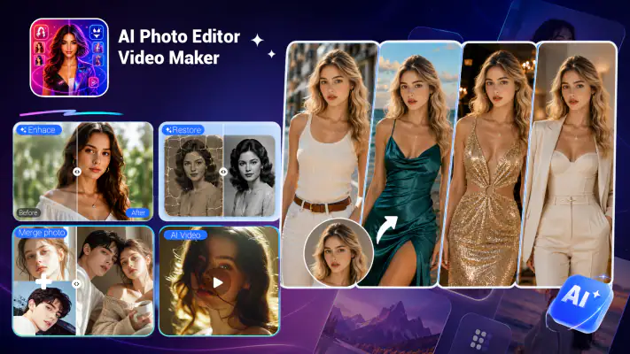 AI Photo Editor & Video Maker screenshot 1