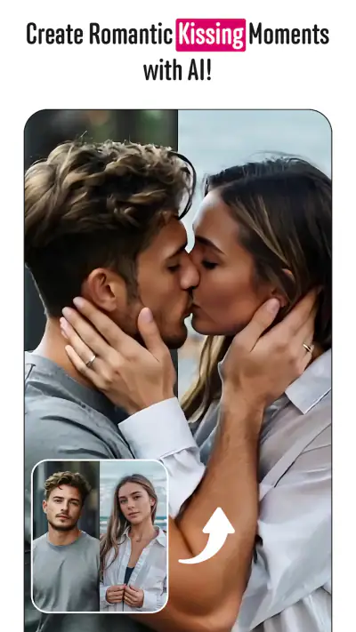 AI Video Generator: kiss & Hug screenshot 1