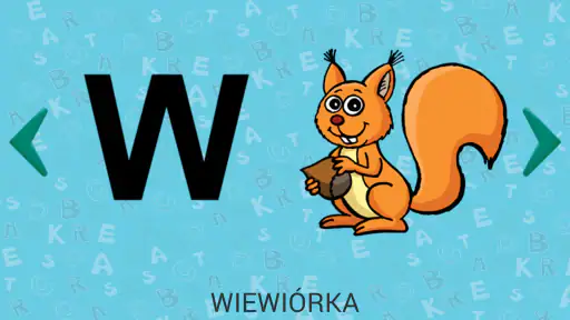 Alfabet dla dzieci, polski screenshot