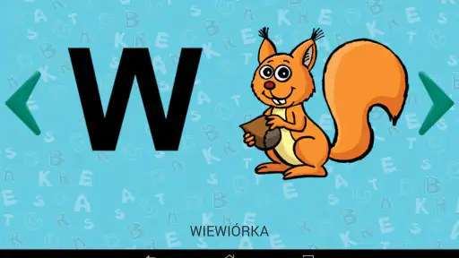 Alfabet dla dzieci, polski screenshot