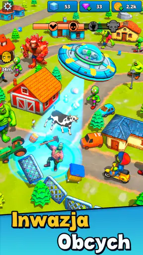Aliens vs Zombies: Inwazja screenshot 1