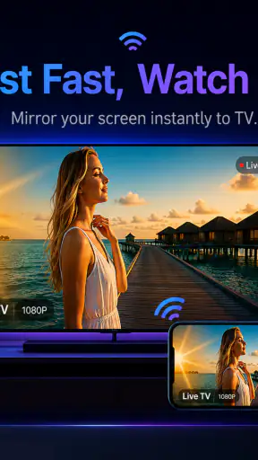 All Cast TV & Screen Mirroring screenshot 1