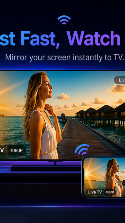 All Cast TV & Screen Mirroring screenshot 1