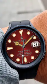 Analog Rolex Royal Watch face screenshot