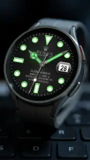 Analog Rolex Royal Watch face screenshot 7