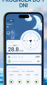 Anemometr - widget wiatru screenshot