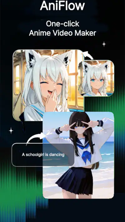 AniFlow - AI Anime Video Maker screenshot 1