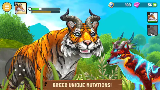 Animal Kingdoms: Wolf Sim MMO screenshot