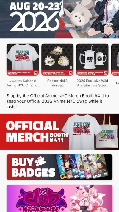 Anime NYC 2026 screenshot 1