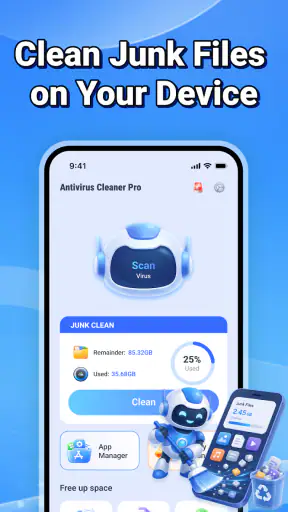 Antivirus Cleaner Pro screenshot 1