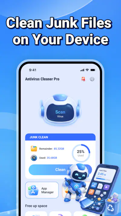 Antivirus Cleaner Pro screenshot 1