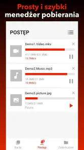 Aplikacja do pobierania wideo screenshot