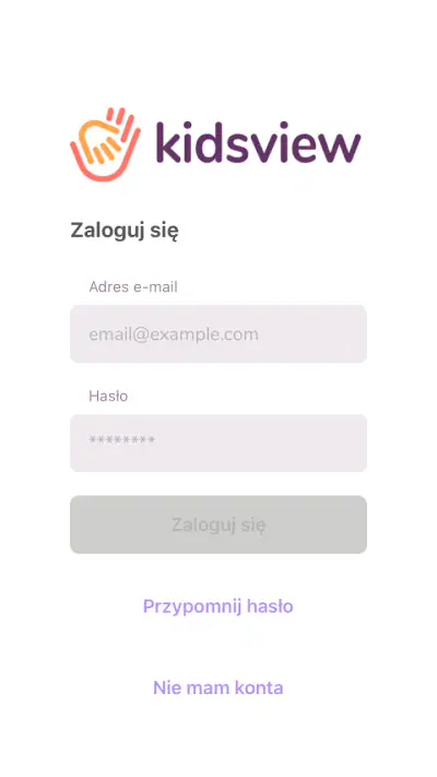 Aplikacja i dziennik Kidsview screenshot 1