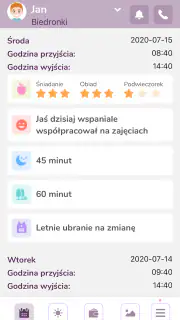 Aplikacja i dziennik Kidsview screenshot 7