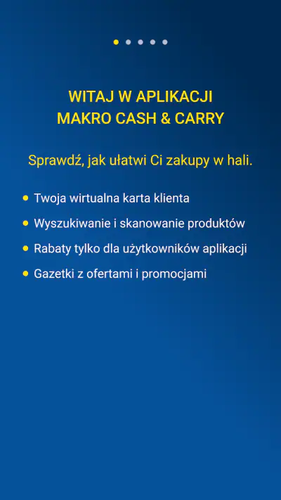 Aplikacja MAKRO CASH&CARRY screenshot 1