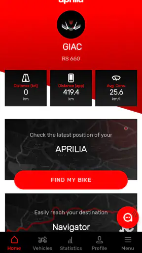 Aprilia screenshot 1